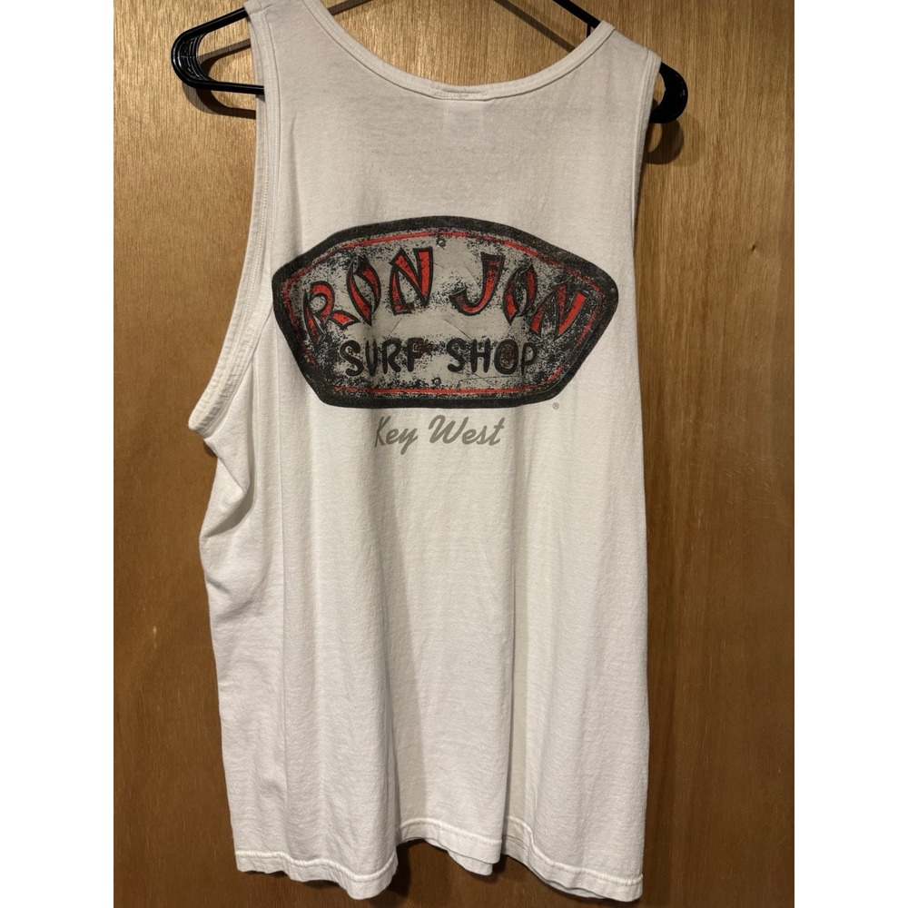 Ron Jon Surf Shop Key West XL White Tank (R1)